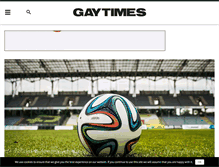 Tablet Screenshot of gaytimes.co.uk